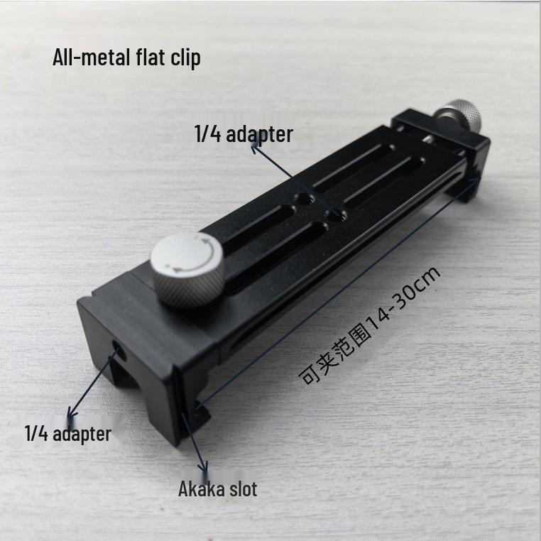 Aluminum Alloy Flat Panel Clip Tripod for Phones & Tablets - Universal Live Streaming Bracket