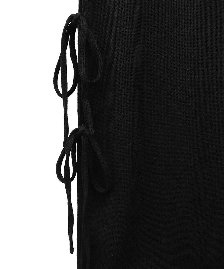 Teulimingbeodeu Hooded Cold-Shoulder One-Piece [ Black ]