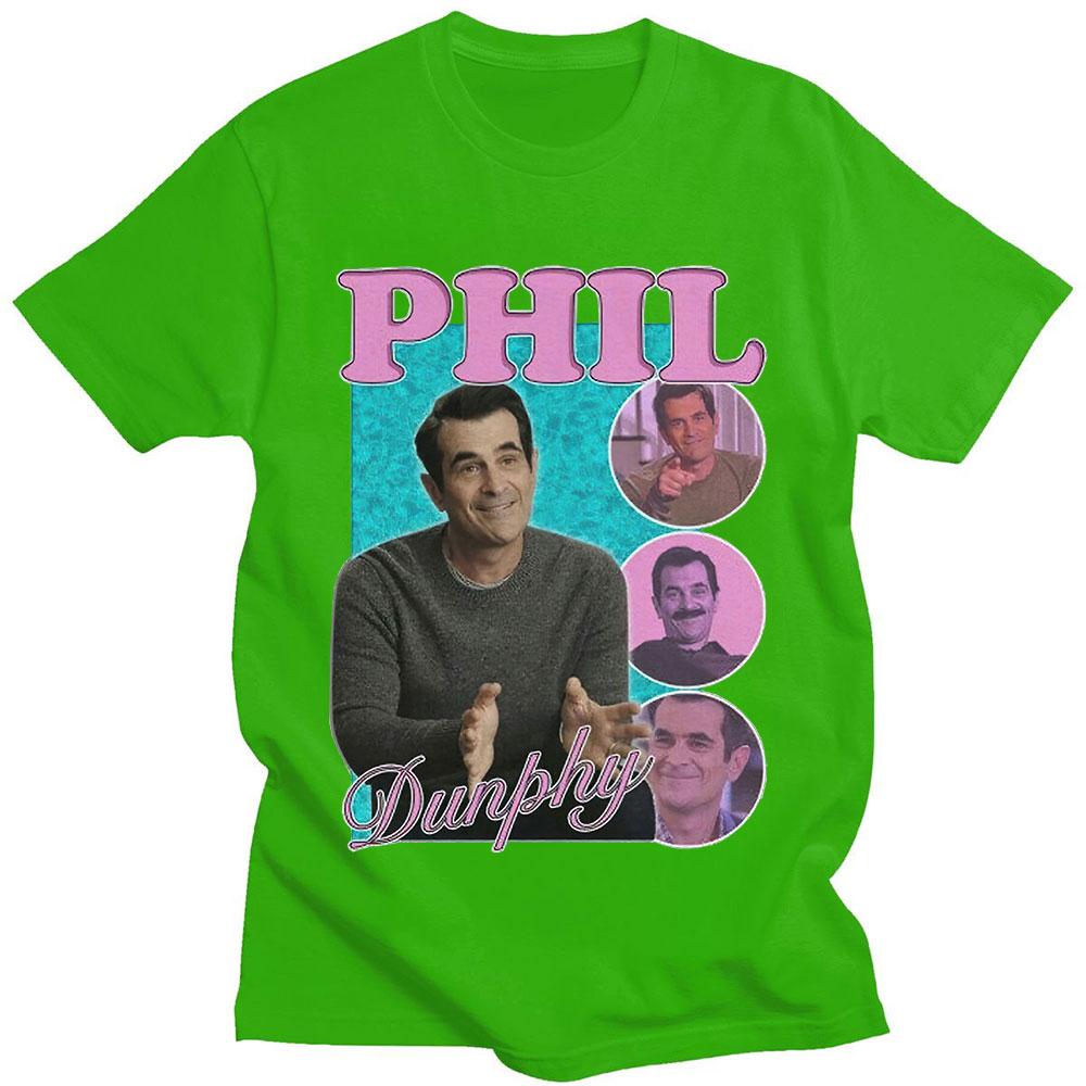

Phil Dunphy 2022 American TV Show T-shirts Harajuku Graphics Print Short Sleeve 100% Cotton Tee Shirt Oversize Streetwear Unisex 4XL