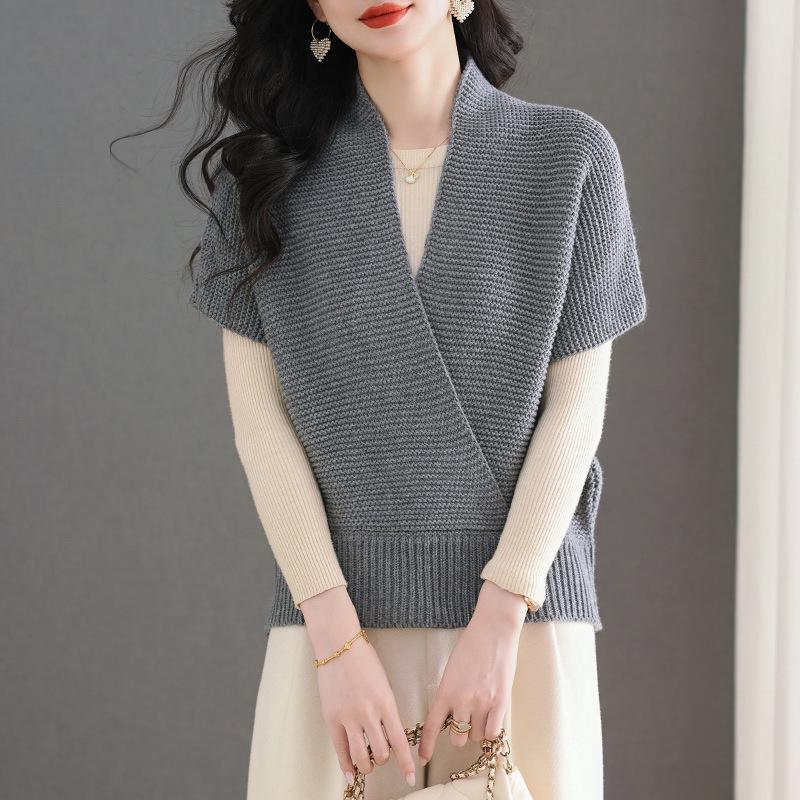 Women's Knitted Pullover Sweater Vest - Spring/Autumn Fashion (2025)