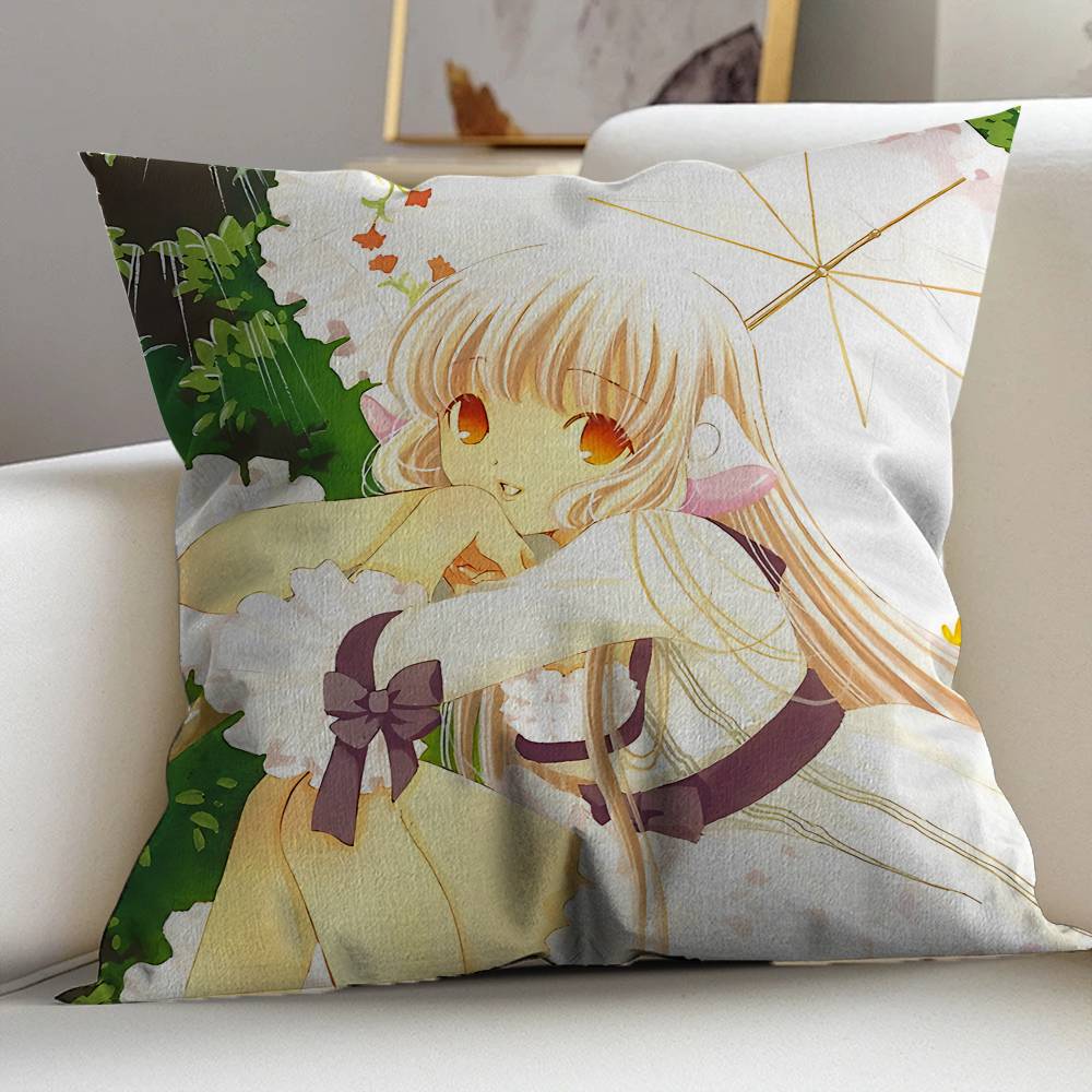 Chobits Anime Pillow Gifts Home Office Furnishings Bedroom Sofa Car Cushion Cover Case 45x45cm