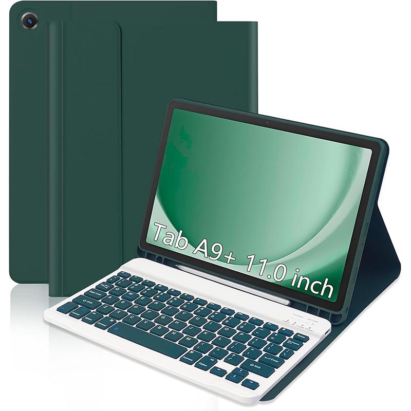 Samsung A9+ Tablet Case with Bluetooth Keyboard for 2025 A11+ Model
