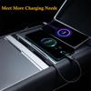 USB Hub Charger For Tesla Center Console Charging Charger Docking Station Model Y Juniper 2026-2026 & Model 3 Highland 2026-2026