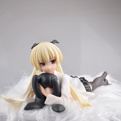 Anime Rolle Kasugano Sora Figur Liegende Position Kaninchen Umarmung Modell Spielzeug Computergehäuse Verkleidung Auto Schreibtischverzierung Actionfigur