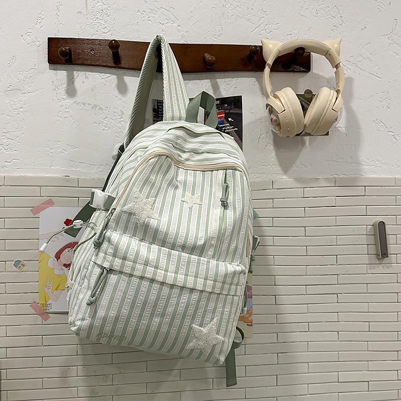 New High-value, Fresh and Sweet Candy-colored Backpack, Lightweight and Large-capacity Backpack for Junior High School Students