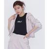 [JILL by JILLSTUART] Embroidered Logo T-Shirt Organic Cotton [White Silver/FR]