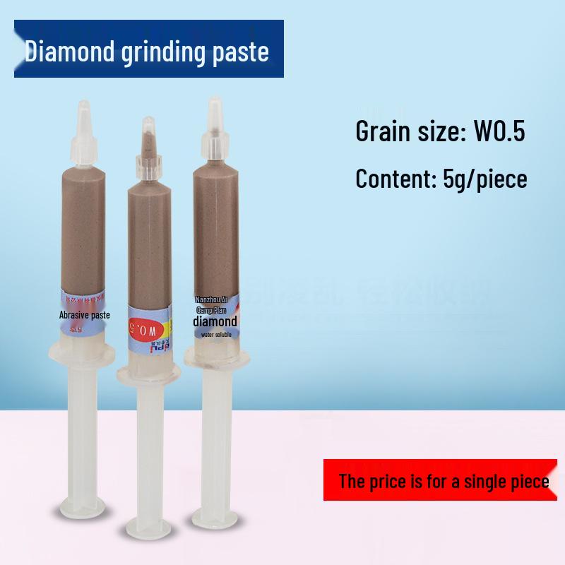 Water-Soluble Diamond Metallographic Lapping Paste W0.5-7um - Polishing Machine Consumable