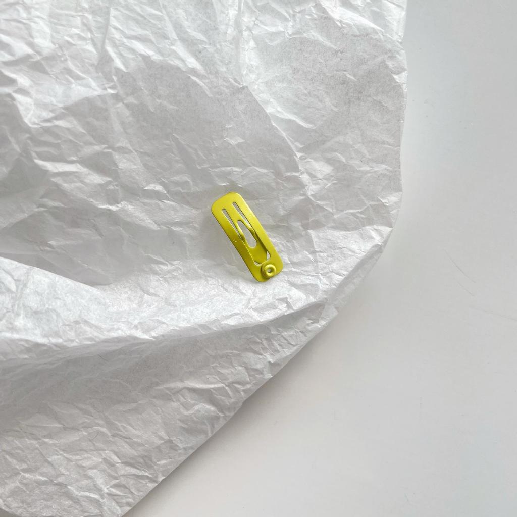 2cm Colorful Mini Square Snap Hair Clip for Babies and Pets