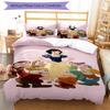 3pc Cinderella and Snow White Cartoon Children's Duvet Cover Set - Super soft (1*Duvet Cover + 2*Pillowcase, Without Core)