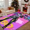 1PC Red Black Apex Rug Game Carpet, Floor Mat for Bedroom Living Room Entryway Rug, Home Decor Idea Gift for Christmas birthday
