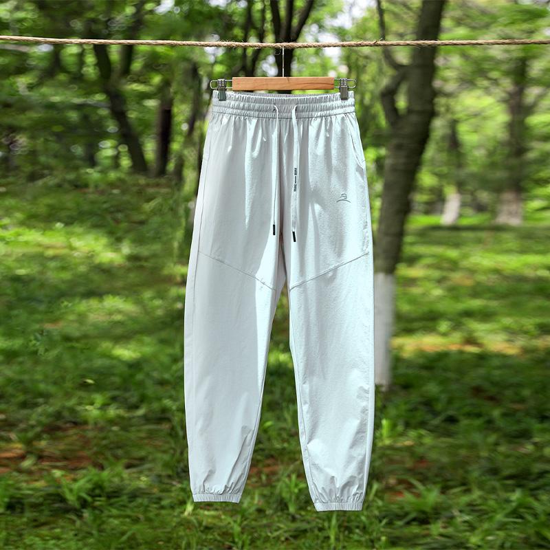 Женские модные повседневные однотонные универсальные спортивные штаны свободного кроя — фото 19