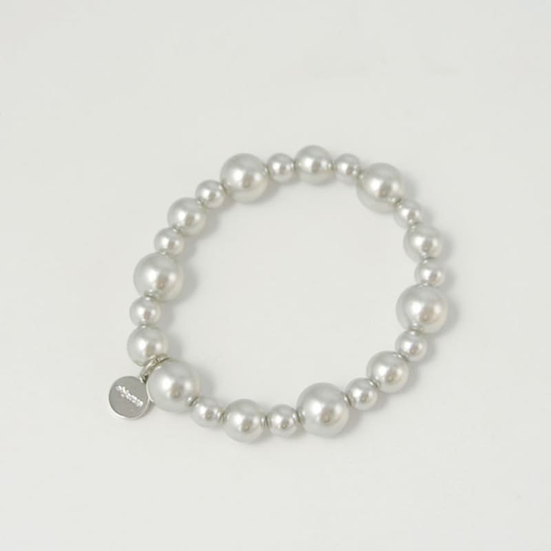 objet213 Bubble Metallic Silver Bracelet