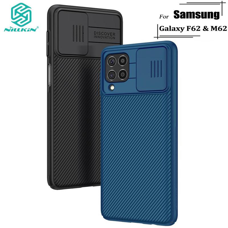 

Роскошный жесткий чехол Nillkin для телефона Samsung Galaxy F62 M62, защитный чехол CamShield с защитой конфиденциальности камеры