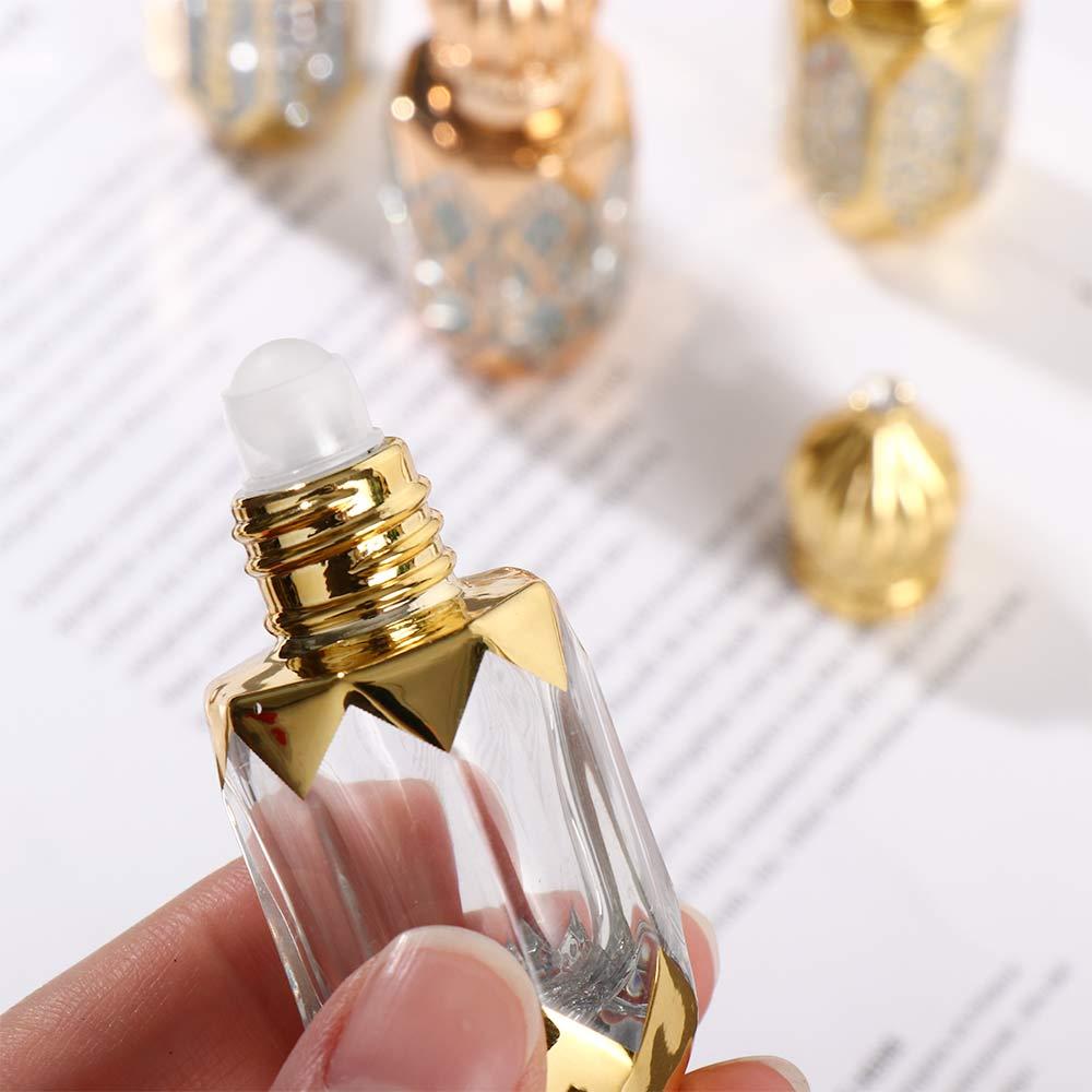 Essential Oil Bottle Vintage Perfume Container Refillable Bottles Perfume Bottle Empty Bottle