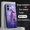 Zutomayo anime singer pattern design Phone Case For Redmi Note 14 13 12 11 Pro Plus S 5G 14C A3 Soft Black Phone Cover