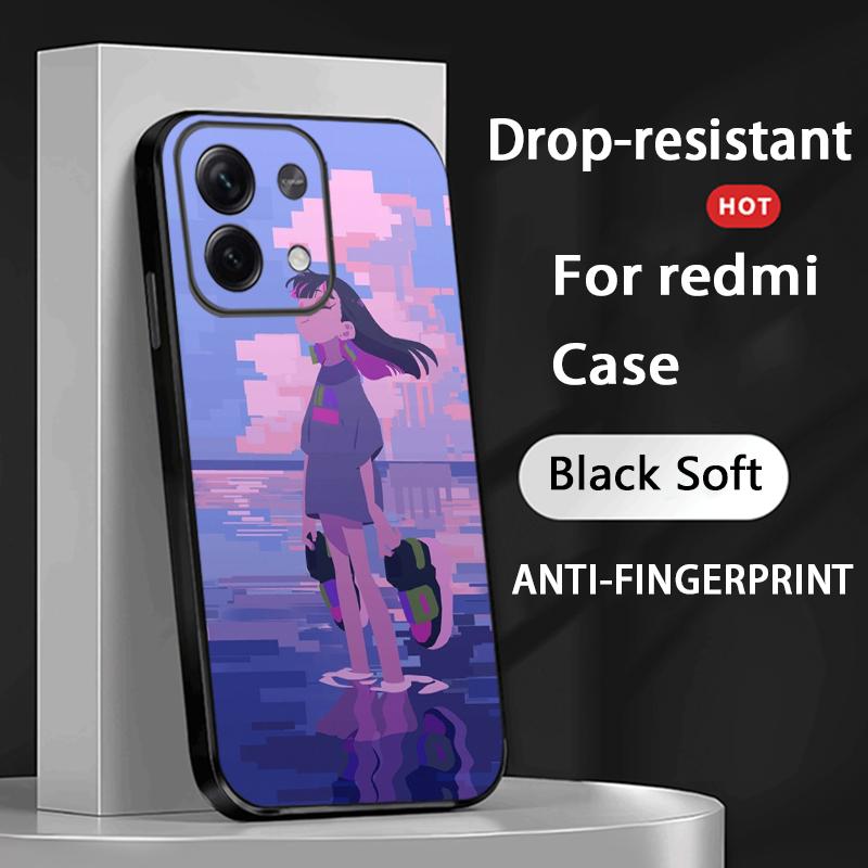 Zutomayo anime singer pattern design Phone Case For Redmi Note 14 13 12 11 Pro Plus S 5G 14C A3 Soft Black Phone Cover