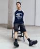 MINDBRIDGE Raglan Oversized Long Sleeve T-Shirt - 2 Colors