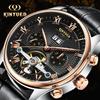 KINYUED Men's Fully Automatic Multifunctional Skeleton Tourbillon Mechanical Watch