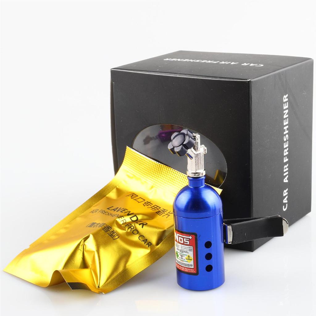 Car Perfume Diffuser Nitrogen Bottle Air Conditioning Outlet Solid Perfume Decorative Pendant Aromatherapy Refill Freshener