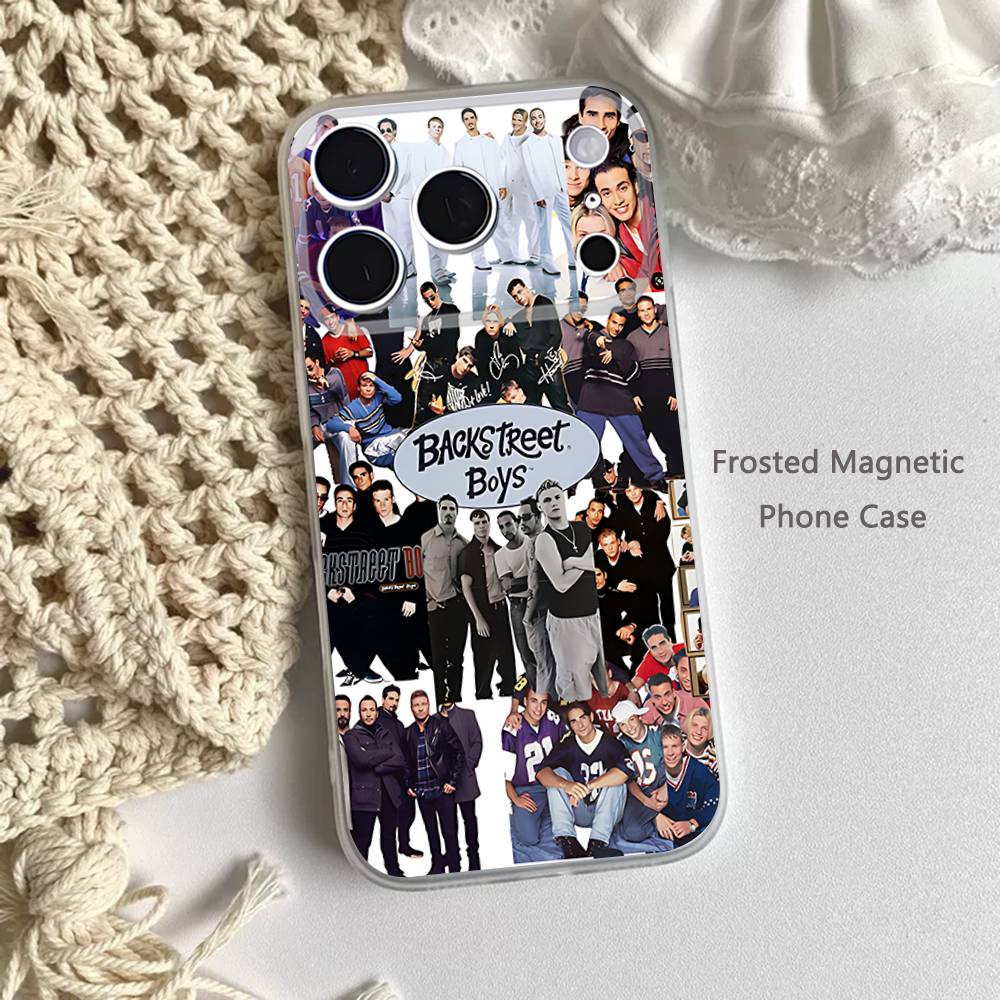 

B-Backstreet Boys BSB MUSIC Phone Case For iPhone 17,16,15,14,13,12,11 Pro,Max,Plus,Mini,Air,E Magnetic Frosted Clear iPhone15pro