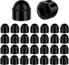 Black Hexagonal Nut Caps Set of 30 – M5 Plastic Caps for Screws and Nuts
