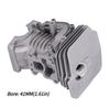 Durable Grey Cylinder Piston Kit Compact Metal Circlip Kit Easy to Install Chainsaw Cylinder Kit for HUSQVARNA 435 435E 440 440E