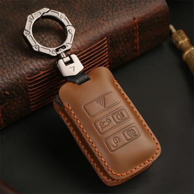 Deri Araba Anahtarı Koruma Shell Kılıf Kapak Land Rover Range Rover Discovery 5 Spor için JAGUAR XE XF XJ F PACE