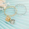New Creative Magic Retractable Charm Bracelet Shiny Rhinestone Inlaid Twist Stretchable Bangle For Women Men Personality Jewelry