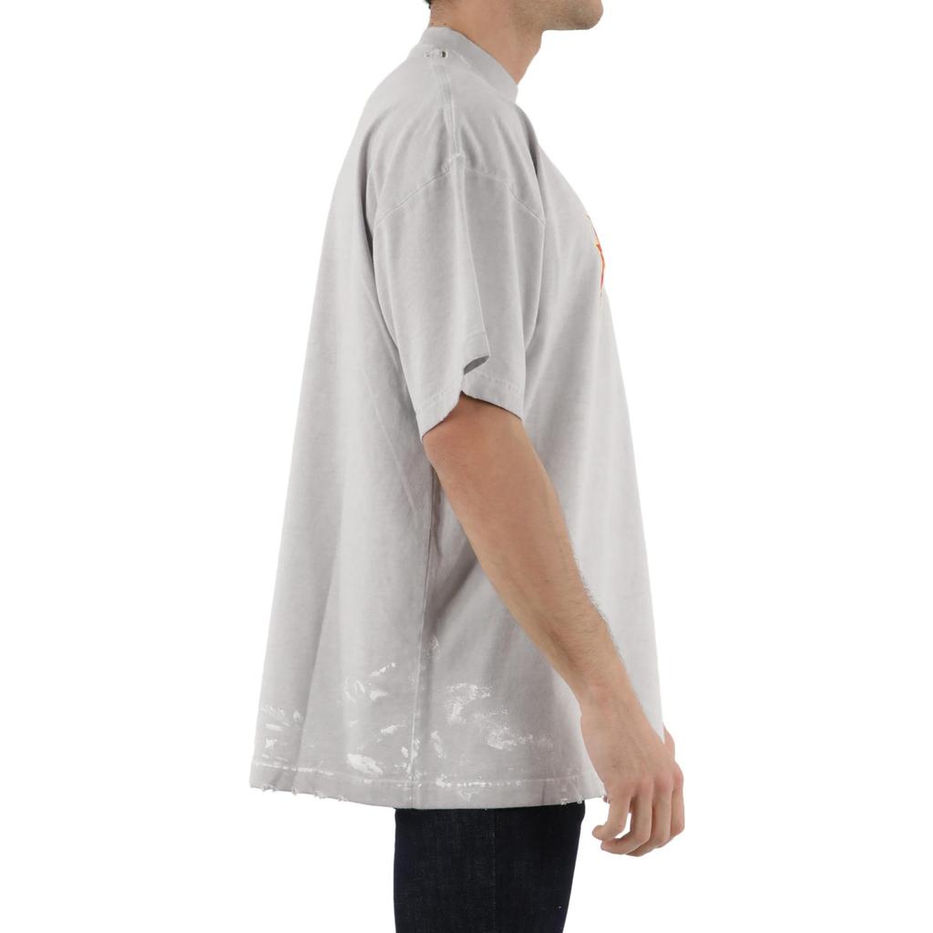 Balenciaga Metalen Vintage Oversized T-shirt 694576TMV880901
