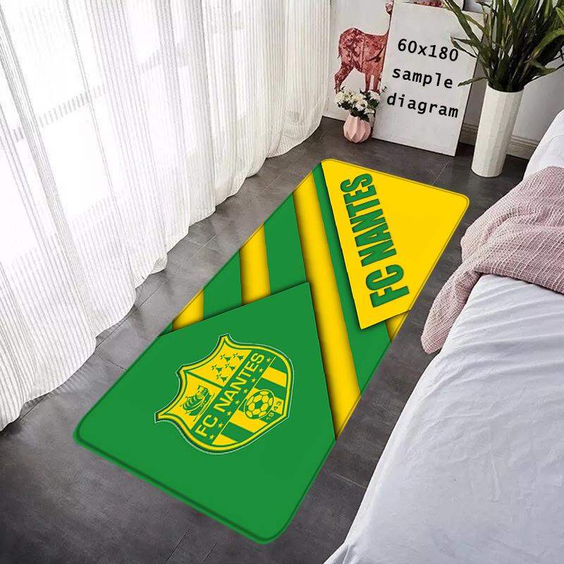 Doormat Flannel Floor Mat Indoor Foot Rug Prayer Bedside Mats F-FC Nantes Kitchen Corridor Water Absorbent Carpet Balcony Decor