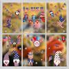 9 Sheets Independence Day Static Stickers Door Wall Window Clings Decals for Home Office Party Decoration D57B