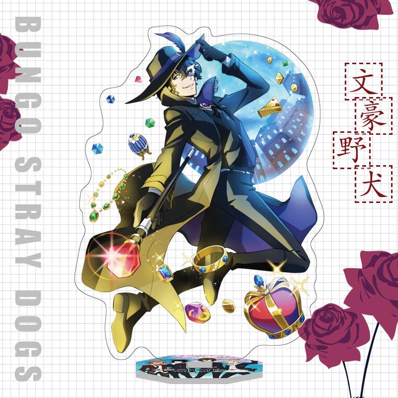 Japan Bungo Stray Dogs Anime Figur Acryl Stand Modell Spielzeug Dazai Osamu Nakahara Chuuya Ryunosuke Akutagawa Schreibtisch Dekor