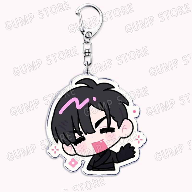Beliebte Anime Alien Bühne Chibis Musik Schlüsselanhänger für Zubehör Tasche Luka Ivan Till Mizi Hyuna Sua Schlüsselanhänger Schmuck Fans Geschenke