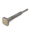 Flat Round Electric Flower Hammer Drill Bit Alloy Point Groove Gouge  Stone Slab Bridge Wall Cement Pavement Chisel