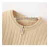 Women's Autumn/Winter 2024 Loose Cashmere Half-Zip Sweater