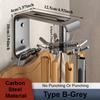 360° Rotating Kitchen Utensil Stand with 8 Hooks Countertop Cooking Utensils Storage Organizer Space-Saving Storage for Kitchen