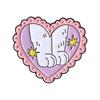 Adorable Cats Heart Shaped Alloy Brooch Secure Pin Clasp Fashion Accessory For Women Girls