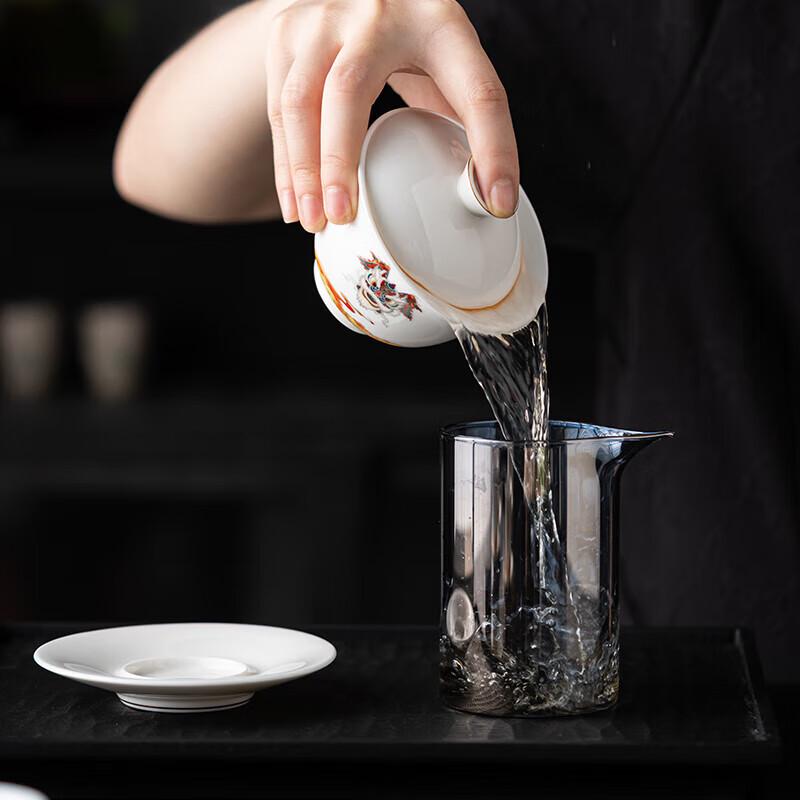 Lion Fortune Ceramic Kung Fu Tea Set