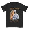 MMegadethed Band  T Shirt Mens  Cotton Unique TShirt Crew Neck  Tees Short Sleeve Tops Big Size