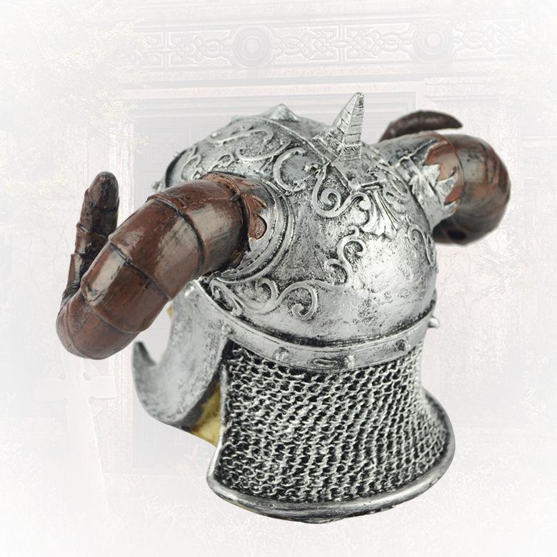 Halloween KTV & Escape Room Skull Decor: Big Horned Skull Props