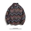 Men's Cuban Vintage Retro Long Sleeve Shirt Japanese Ethnic Style Autumn Winter Casual Button Down