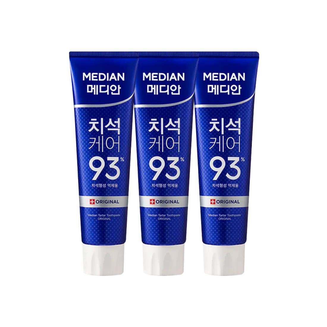 Median Dental Care Toothpaste Original Tartar Control 120g x 3 Pack