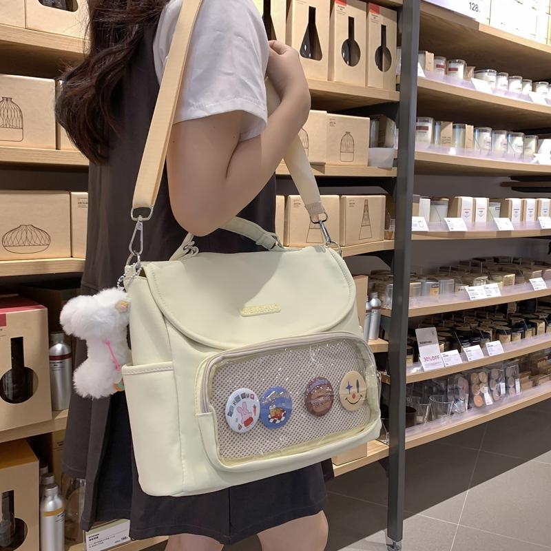 Сумка на плечо в студенческом стиле — фото 3