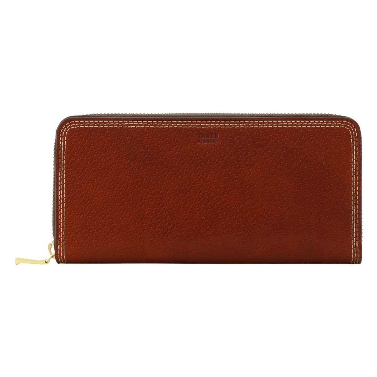 

Long Wallet Round Zipper Genuine Leather Italian Leather 734606 Ternary Large Capacity Cowhide Brown [Takeo Kikuchi] Men s [02]