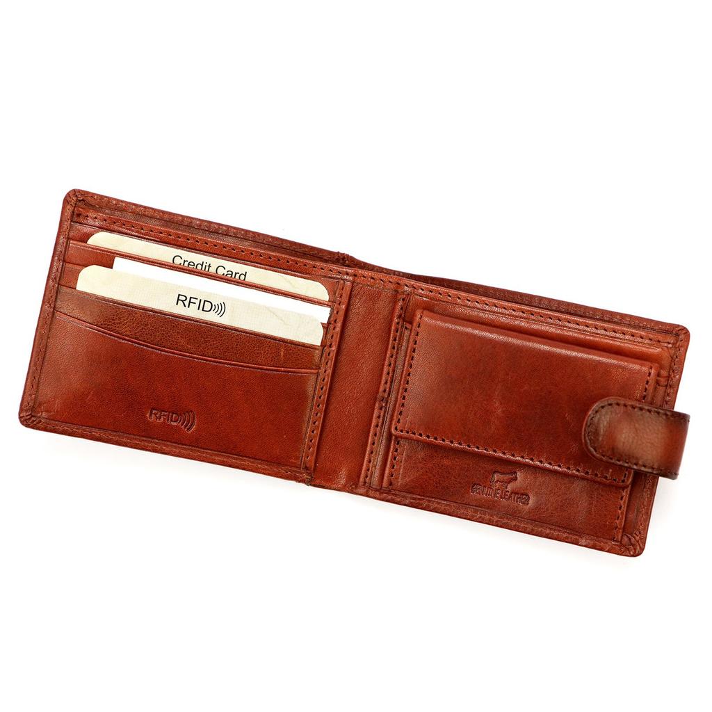 Skórzany Męski Portfel EL FORREST 916-29 RFID