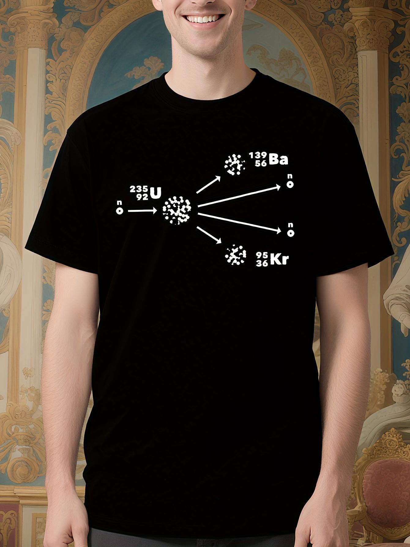 Nuclear Physics Tshirt - Uranium 235 Fission Graphic Tee ... XXL