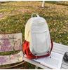 Schoolbag Sports Lightweight Color Matching Backpack Outdoor Large Capacity Leisure Mountaineering Bag College Student Hiking Simple School Bag