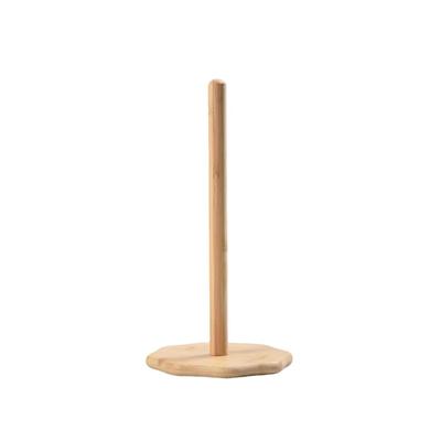 Praktischer, doppelreihiger Papierhandtuchhalter aus Holz mit rutschfester Oberfläche – tragbar und robust – ideal für die Küche