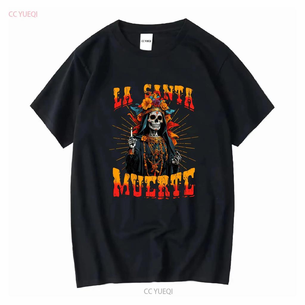 NEW LIMITED La Santa Muerte Sugar Skull Catrina Cinco De Mayo T Shirt S 5XL vintage Washed Comfortable Stylish streetwear Soft