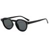 Round frame fashionable European and American style personalized retro casual men and women fashionable outdoor sunscreen trend high-end sunglasses